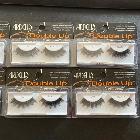 Ardell Double Up 201 Black Lashes-8 Pairs - Picture 3 of 4